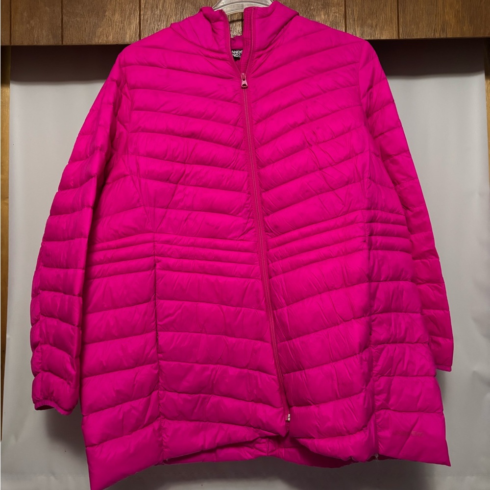 Lands End lightweight puffer jacket